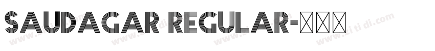 Saudagar Regular字体转换